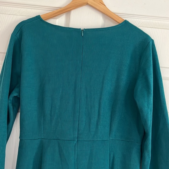 🌷R.Vivimos dress V neck/Esmeralda green color/cotton - Picture 10 of 12